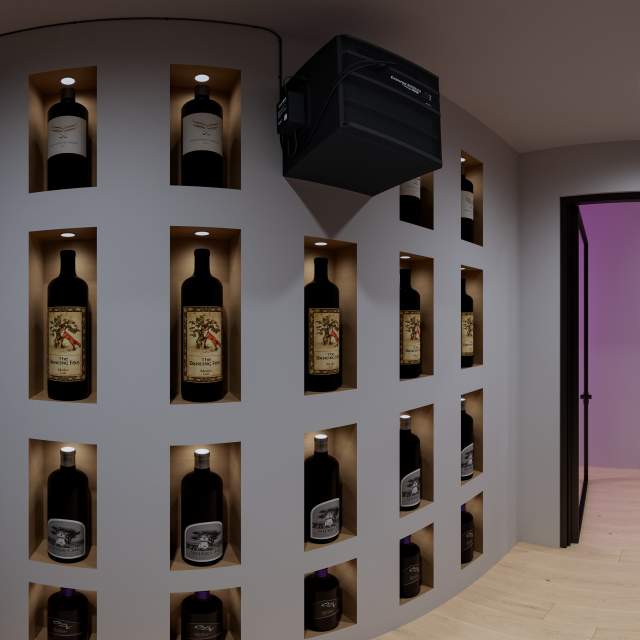 WhisperKOOL Extreme 5000tiR Self-Contained Cooling Unit (w/ Remote) Wine Cellar Units U-WK-EX5000TIR-115-2 Wine Coolers Empire