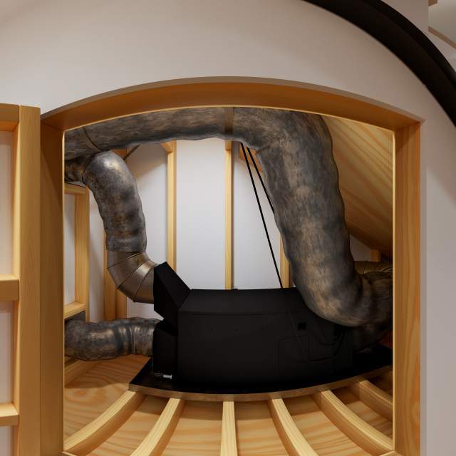 WhisperKOOL Extreme 8000tiR Ducted Cooling Unit Wine Cellar Units U-WK-EX8000TiRFD-115 Wine Coolers Empire