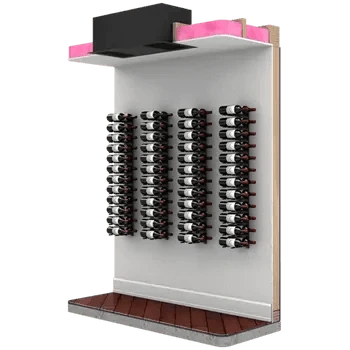 WhisperKOOL Mini Ceiling Mount Ductless Split System with 220V High Efficiency Wine Cellar Units S-WKCMMINI-220-4 Wine Coolers Empire