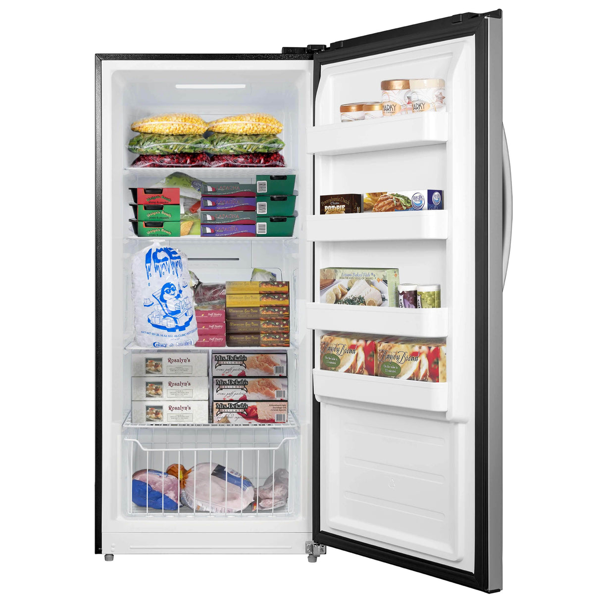 Whynter 13.8 cu.ft. Energy Star Digital Upright Convertible Deep Freezer / Refrigerator - Stainless Steel UDF-139SS Refrigerators UDF-139SS Wine Coolers Empire