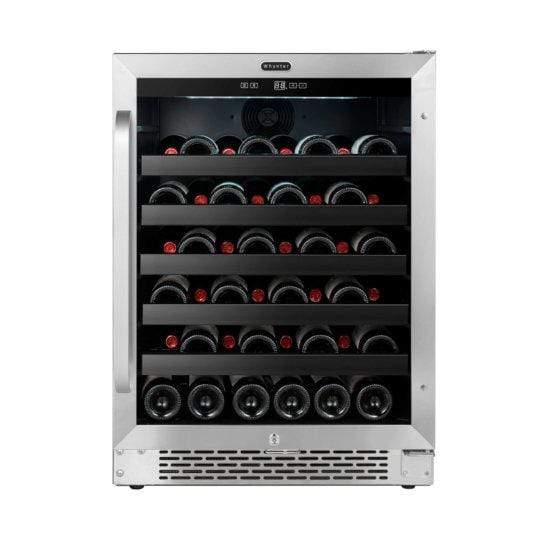 Whynter 24 inch Built-In 46 Bottle Undercounter Stainless Steel Wine Refrigerator with Reversible Door, Digital Control, Lock and Carbon Filter BWR-408SB Wine Coolers BWR-408SB Wine Coolers Empire