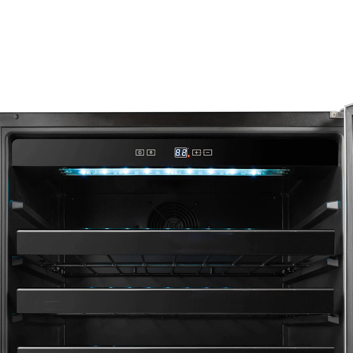 Whynter 24 inch Built-In 46 Bottle Undercounter Stainless Steel Wine Refrigerator with Reversible Door, Digital Control, Lock and Carbon Filter BWR-408SB Wine Coolers BWR-408SB Wine Coolers Empire