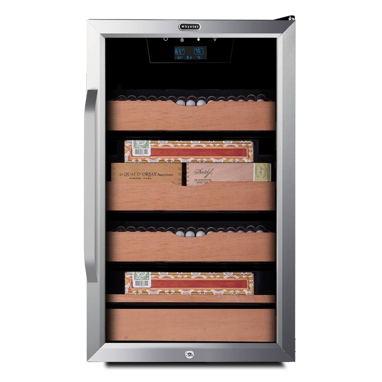 Whynter 4.2 cu.ft. Cigar Cabinet Cooler Humidor CHC-421HC Cigar Humidors CHC-421HC Wine Coolers Empire