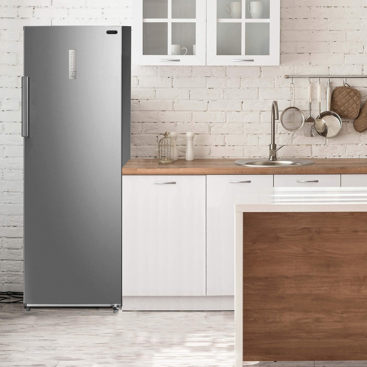 Whynter 8.3 cu.ft. Energy Star Digital Upright Stainless Steel Deep Freezer/Refrigerator UDF-0831SS Refrigerators UDF-0831SS Wine Coolers Empire