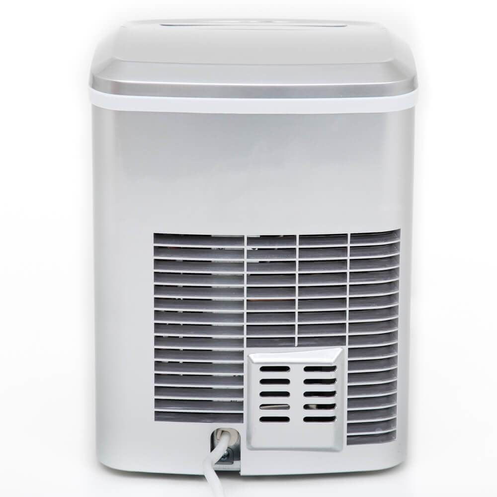 Whynter Compact Portable Ice Maker 27 lb capacity Metallic Silver IMC-270MS Ice Makers IMC-270MS Wine Coolers Empire