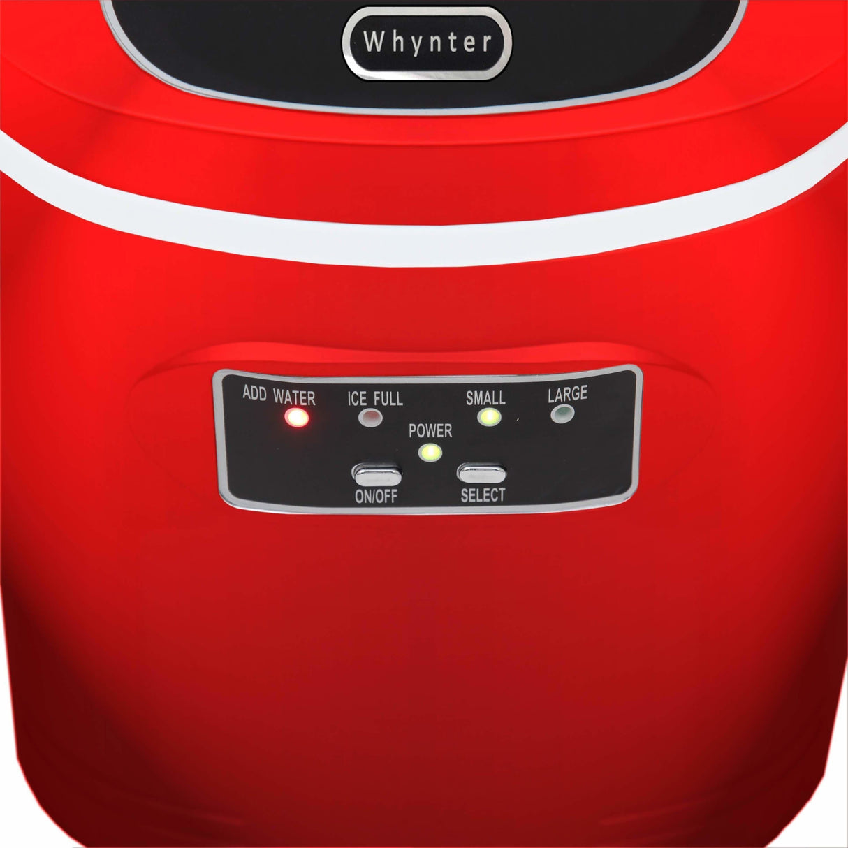 Whynter Compact Portable Ice Maker 27 lb capacity Red IMC-270MR Ice Makers IMC-270MR Wine Coolers Empire