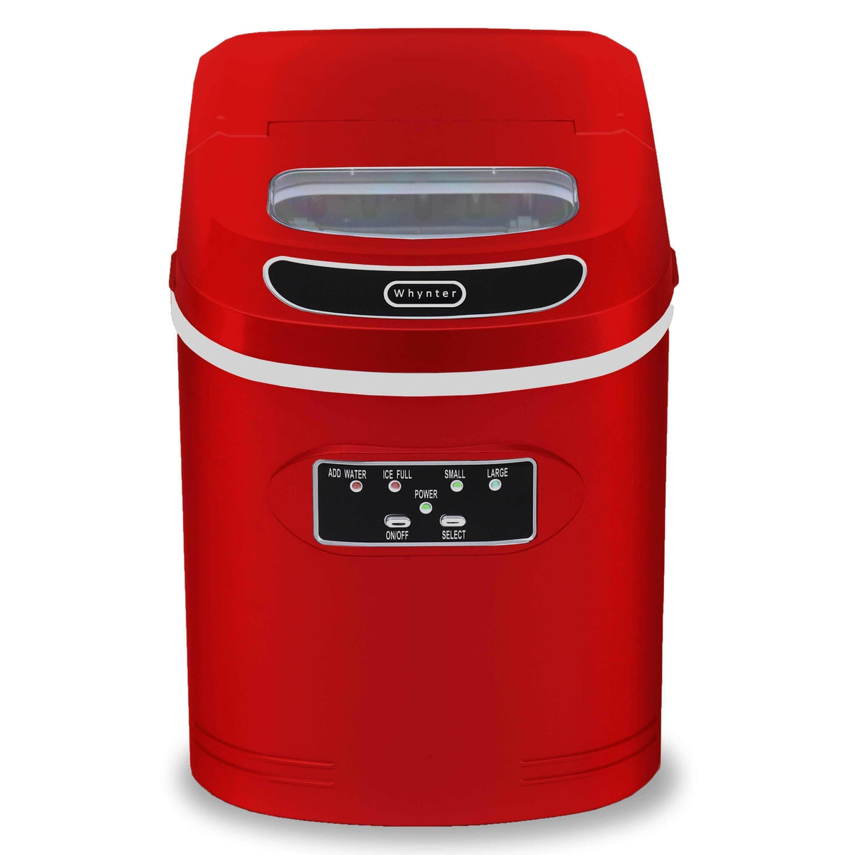 Whynter Compact Portable Ice Maker 27 lb capacity Red IMC-270MR Ice Makers IMC-270MR Wine Coolers Empire