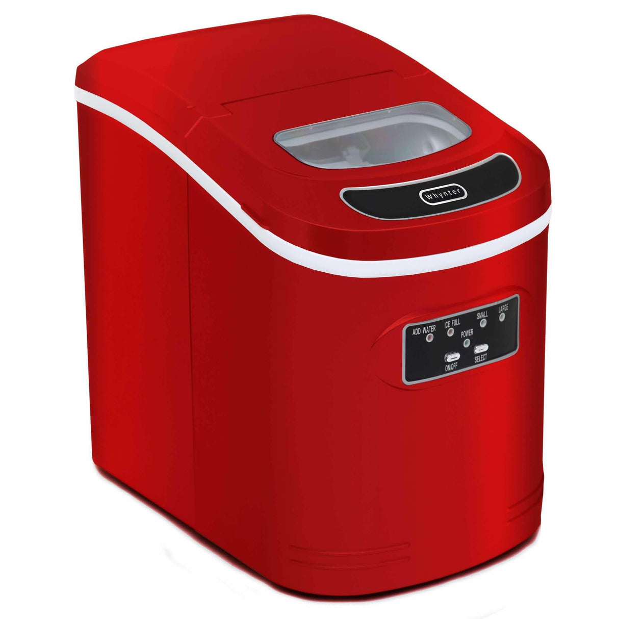 Whynter Compact Portable Ice Maker 27 lb capacity Red IMC-270MR Ice Makers IMC-270MR Wine Coolers Empire