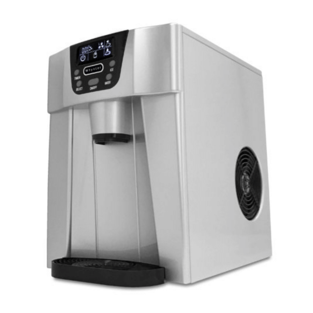 Whynter Countertop Ice Maker/Water Dispenser – Silver IDC-221SC Ice Makers IDC-221SC Wine Coolers Empire
