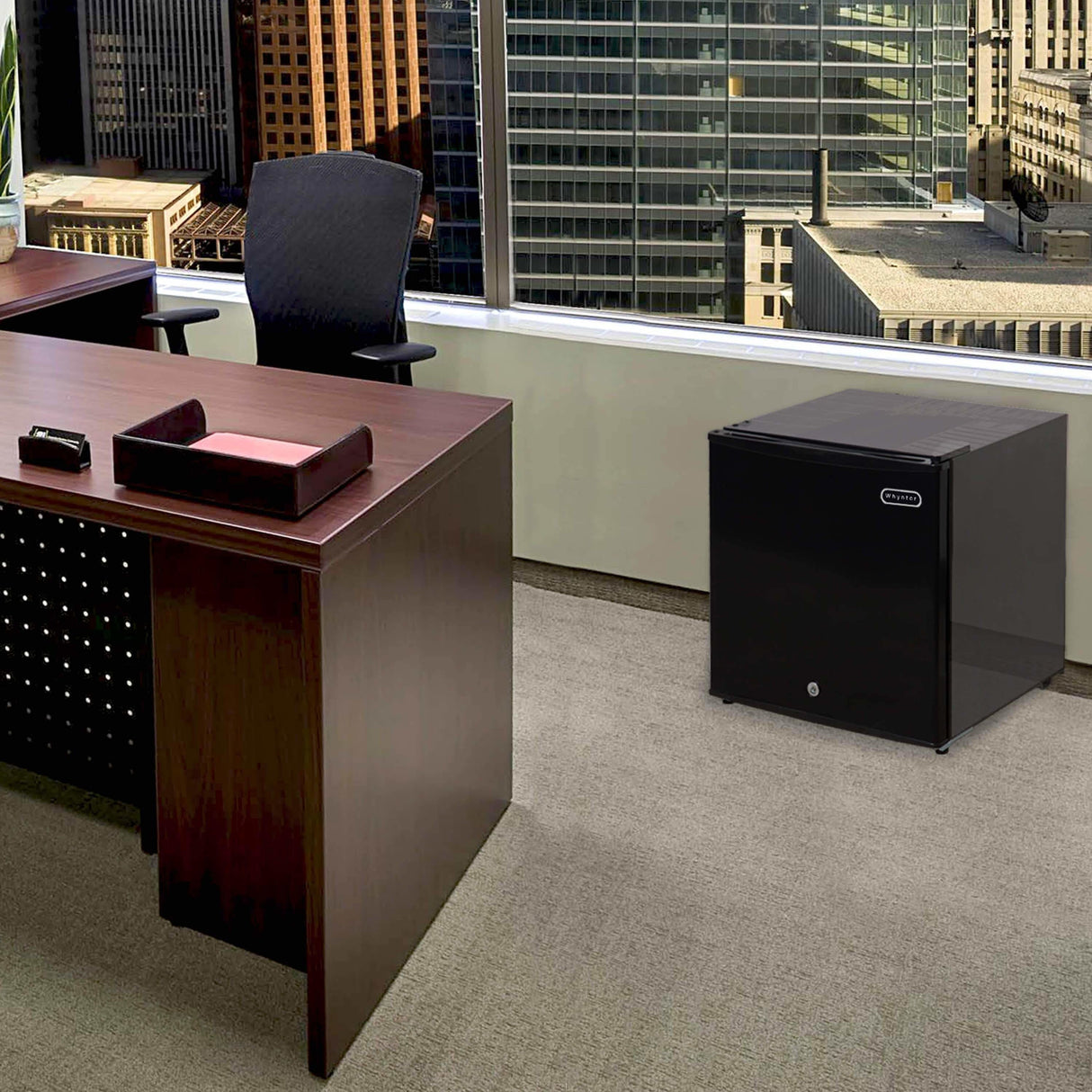 WHYNTER Energy Star 1.1 cu. ft. Upright Freezer with Lock - Stainless Steel CUF-110B Freezers CUF-110B Wine Coolers Empire