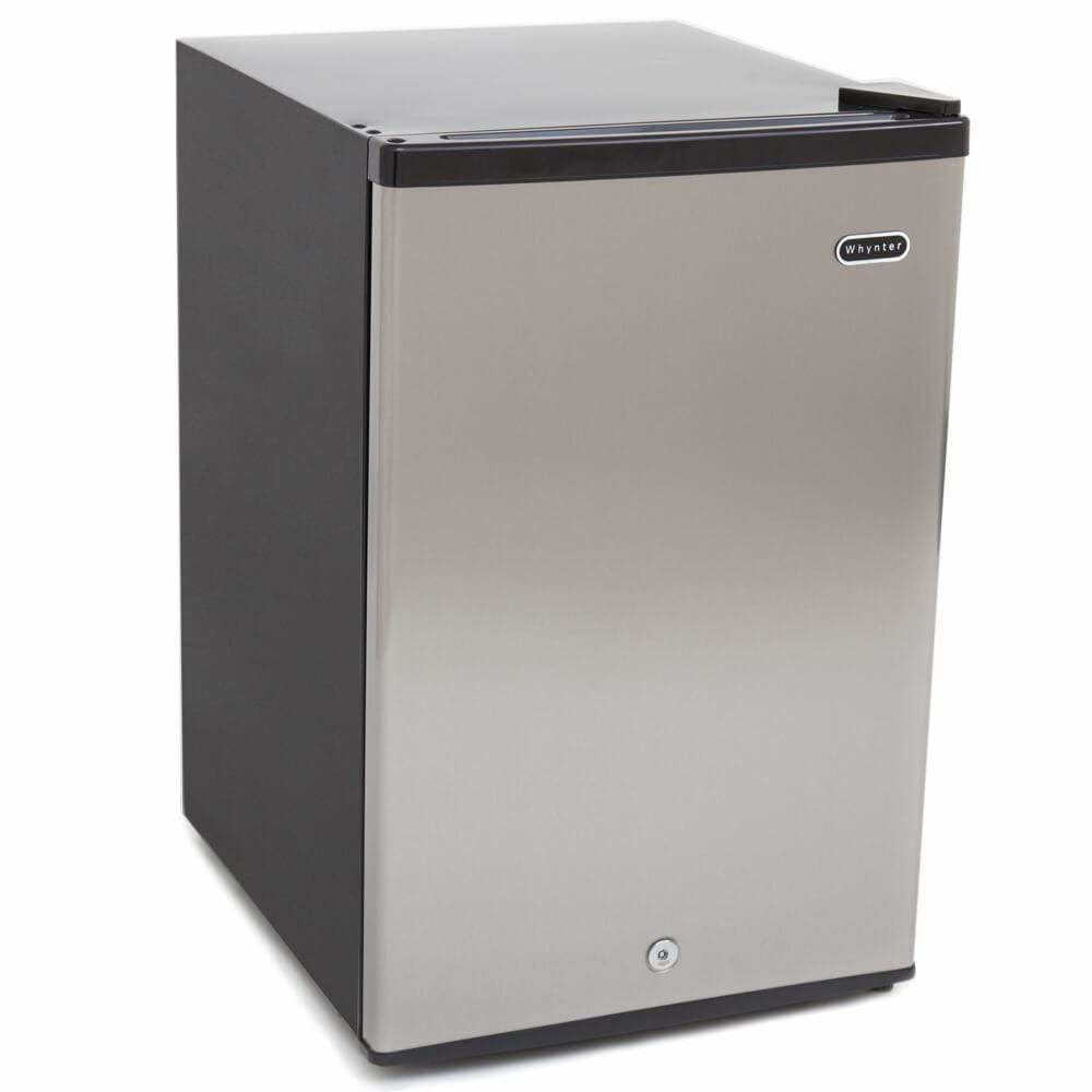 Whynter Energy Star 2.1 cu. ft. Stainless Steel Upright Freezer with Lock CUF-210SS Freezers CUF-210SS Wine Coolers Empire