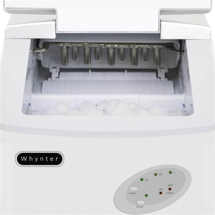 Whynter Portable Ice Maker 33 lb Capacity White IMC-330WS Ice Makers IMC-330WS Wine Coolers Empire