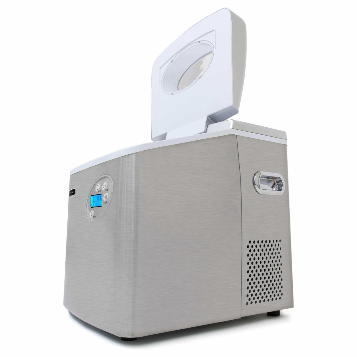 Whynter Portable Ice Maker with 49lb Capacity Stainless Steel with Water Connection IMC-491DC Ice Makers IMC-491DC Wine Coolers Empire