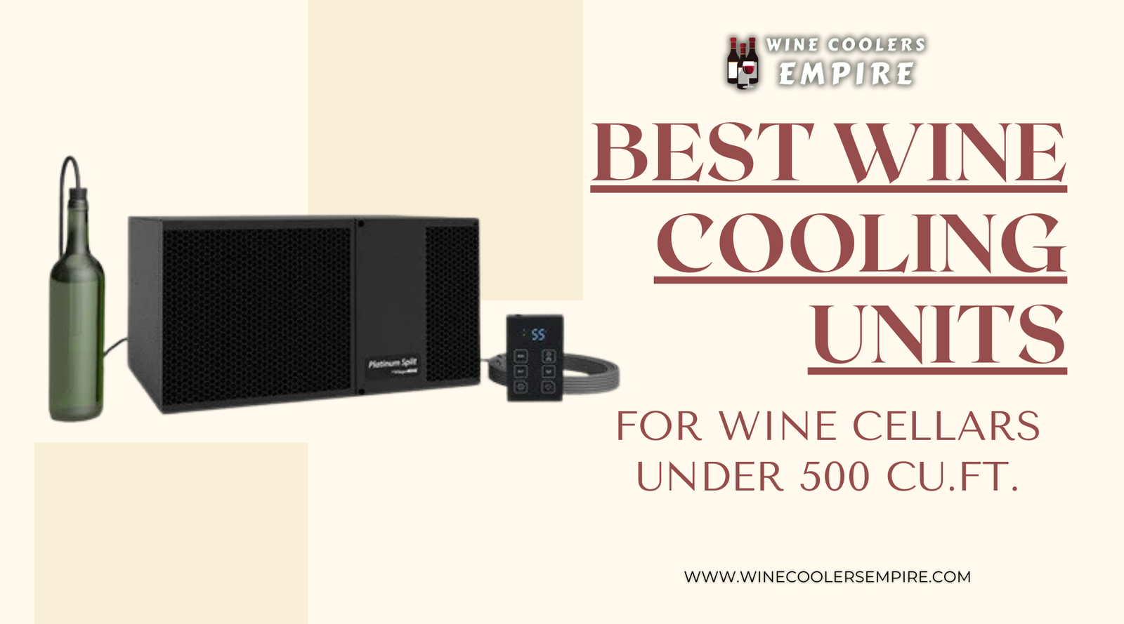 Best Wine Cooling Units for Wine Cellars Under 500 cu.ft. | Wine Coolers Empire