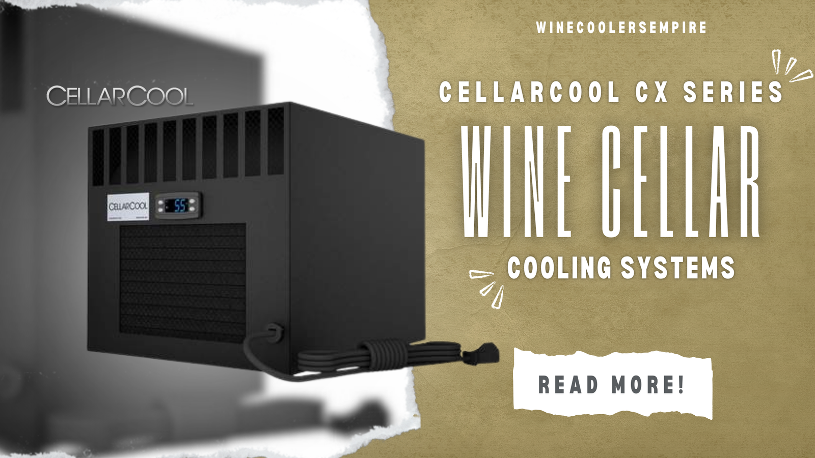 CellarCool CX Series Wine Cellar Cooling Systems | Wine Coolers Empire