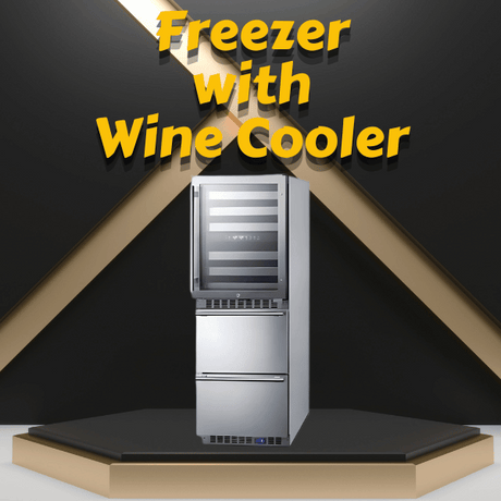 Freezer with Wine Cooler | Wine Coolers Empire