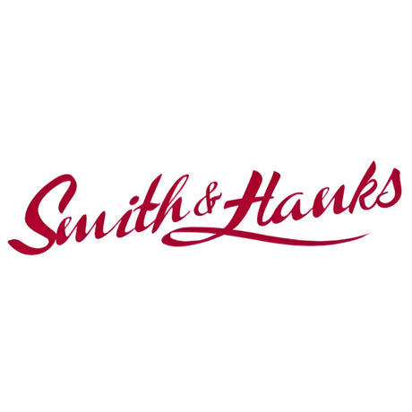 Smith & Hanks logo in red script on white background representing Smith & Hanks wine coolers and beverage refrigerator collection