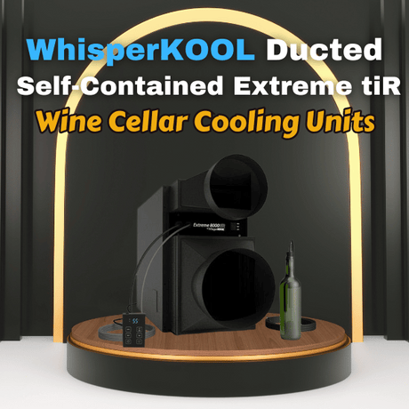 WhisperKOOL Ducted Self-Contained Extreme tiR Wine Cellar Cooling Units | Wine Coolers Empire