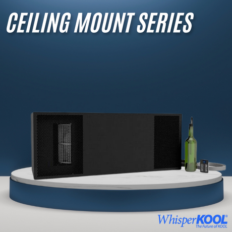 WhisperKOOL Ceiling Mount Ductless Split Wine Cellar Cooling Systems | Wine Coolers Empire