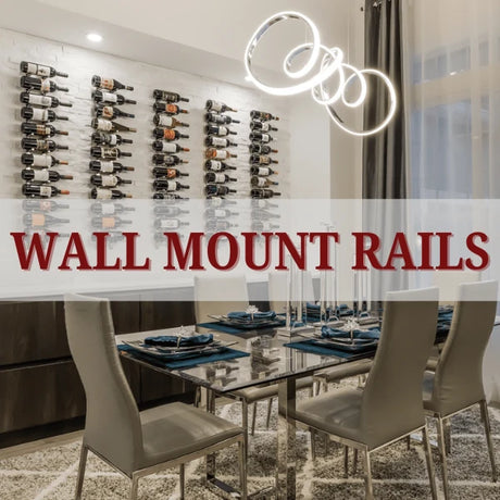 Wall Mount Rails by Ultra Wine Racks - Wine Coolers Empire