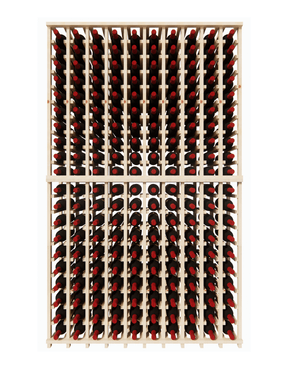 10-Column Pine Wine Rack Kit Wine Racks Wine Coolers Empire