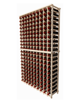 10-Column Pine Wine Rack Kit Wine Racks Wine Coolers Empire