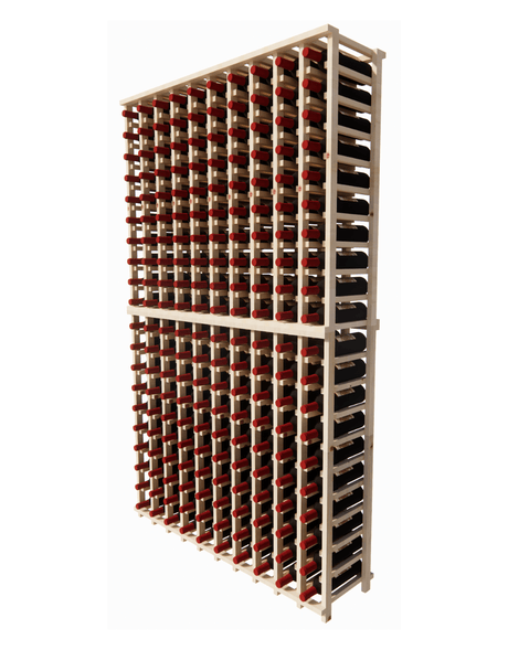 10-Column Pine Wine Rack Kit Wine Racks Wine Coolers Empire