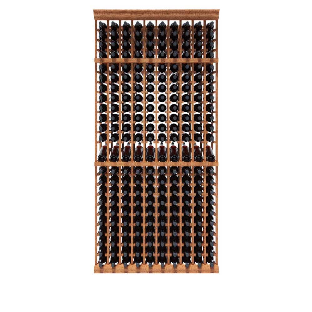 10-Column Wine Rack Kit – 230 Bottle Capacity (8ft) Wine Racks Wine Coolers Empire
