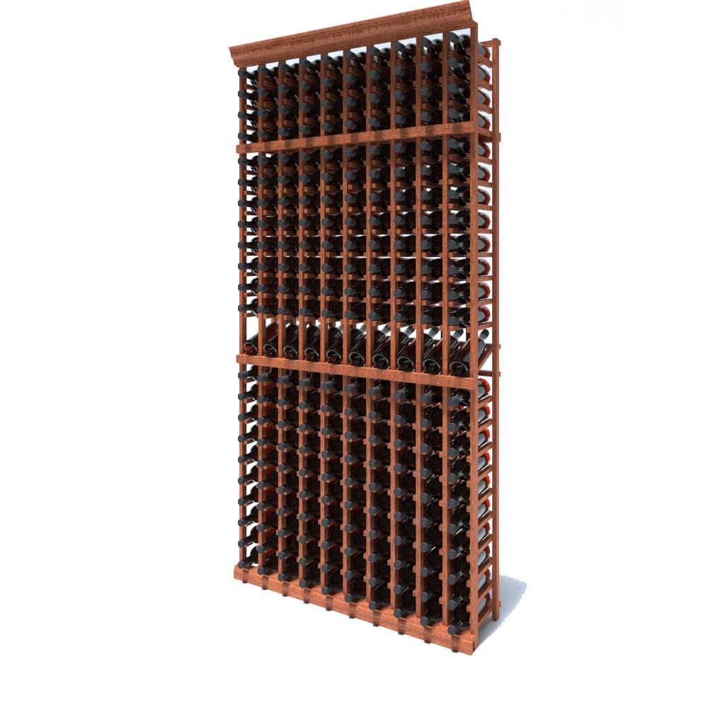 10-Column Wine Rack Kit – 230 Bottle Capacity (8ft) Wine Racks Wine Coolers Empire