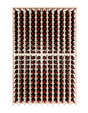 11-Column Pine Wine Rack Kit Wine Racks Wine Coolers Empire