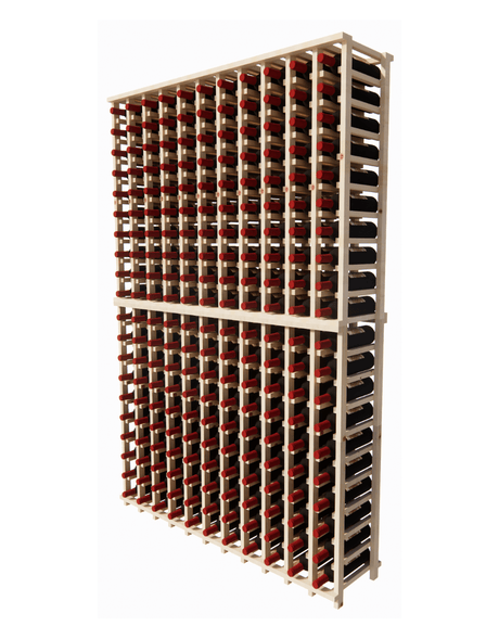 11-Column Pine Wine Rack Kit Wine Racks Wine Coolers Empire