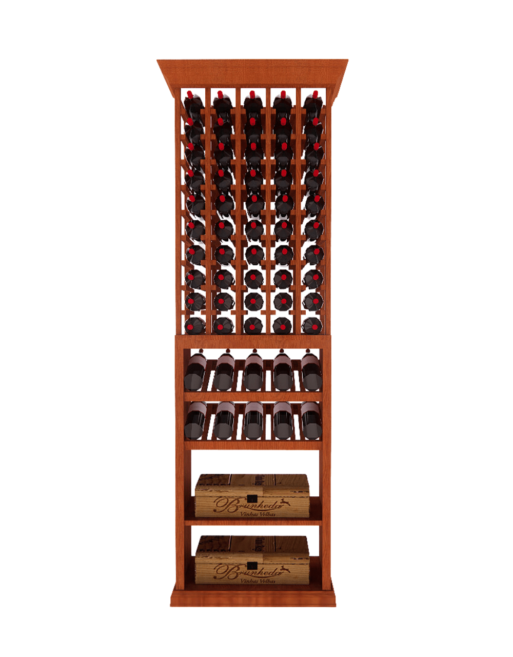 2-Foot Wine Cellar Rack – 75 Bottle Capacity Wine Racks Wine Coolers Empire