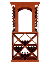 3-Foot Wine Cellar Rack – 128 Bottle Capacity | Compact Luxury for Wine Collectors Wine Racks Wine Coolers Empire