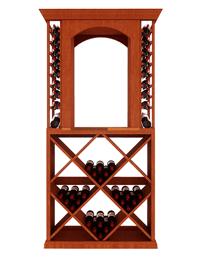 3-Foot Wine Cellar Rack – 128 Bottle Capacity | Compact Luxury for Wine Collectors Wine Racks Wine Coolers Empire
