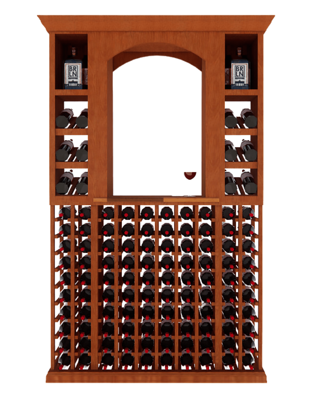 4-Foot Wine Cellar Rack – 124 Bottle Capacity Wine Racks Wine Coolers Empire