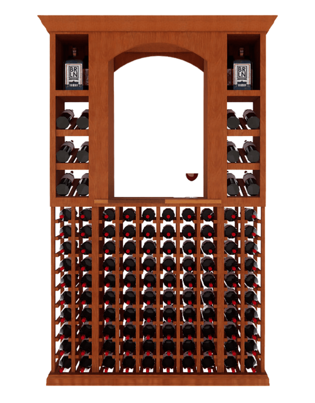 4-Foot Wine Cellar Rack – 124 Bottle Capacity Wine Racks Wine Coolers Empire