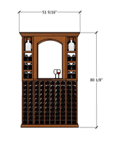 4-Foot Wine Cellar Rack – 124 Bottle Capacity Wine Racks Wine Coolers Empire