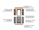 4-Foot Wine Cellar Rack – 124 Bottle Capacity Wine Racks Wine Coolers Empire