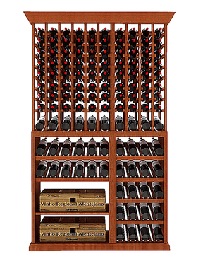 4-Foot Wine Cellar Rack – 140 Bottle Capacity | Wine Storage Solution Wine Racks Wine Coolers Empire