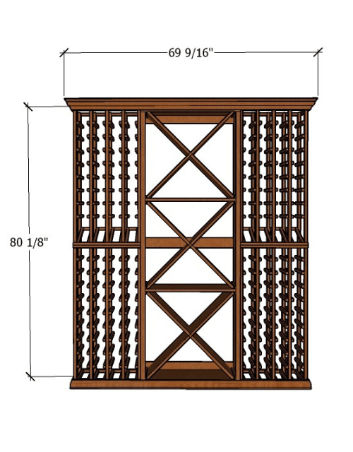 6 Foot RediCellar Wine Cellar – 284 Bottle Capacity Wine Racks Wine Coolers Empire