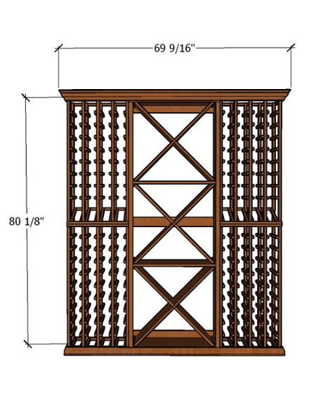 6 Foot RediCellar Wine Cellar – 284 Bottle Capacity Wine Racks Wine Coolers Empire