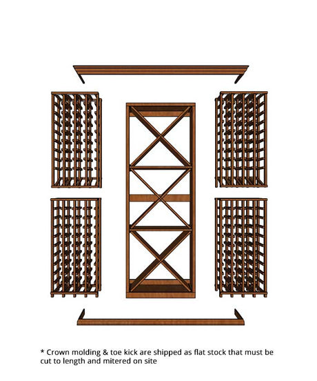 6 Foot RediCellar Wine Cellar – 284 Bottle Capacity Wine Racks Wine Coolers Empire