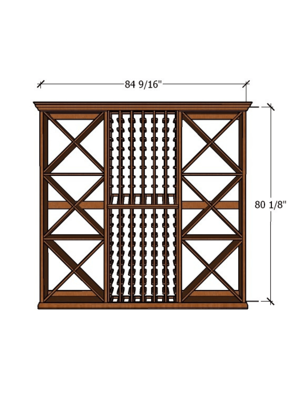 7 Foot RediCellar Wine Cellar – 388 Bottle Capacity Wine Racks Wine Coolers Empire