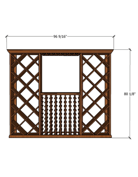 8 Foot RediCellar Wine Cellar – 390 Bottle Capacity Wine Racks Wine Coolers Empire