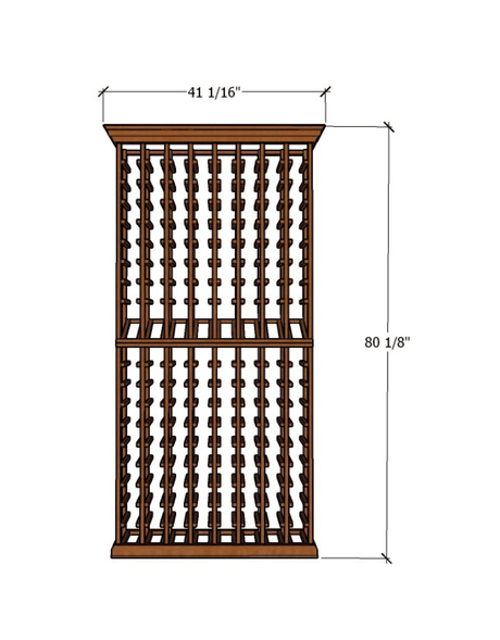 8 Wood Wine Storage Cubes – 192 Bottle Capacity Wine Racks Wine Coolers Empire