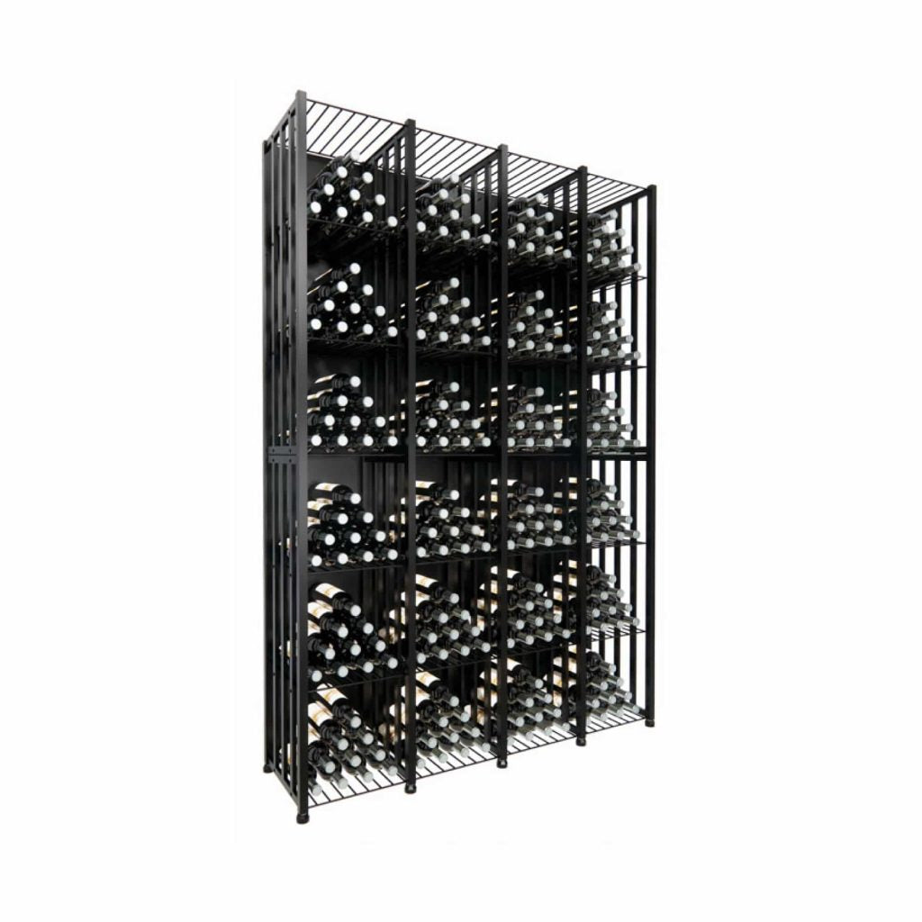 VintageView Case and Crate Bin 6, Freestanding 384 Bottles/3 Extensions Wine Bottle Storage CC2-BIN-T4-K