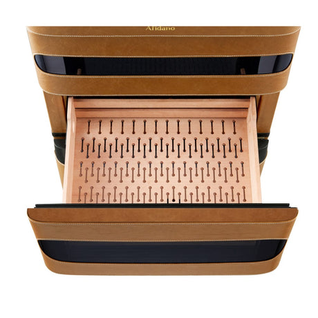 Afidano 1200 Cigars Leather Series Cigar Humidor JC-152A Cigar Humidors JC-152A Wine Coolers Empire