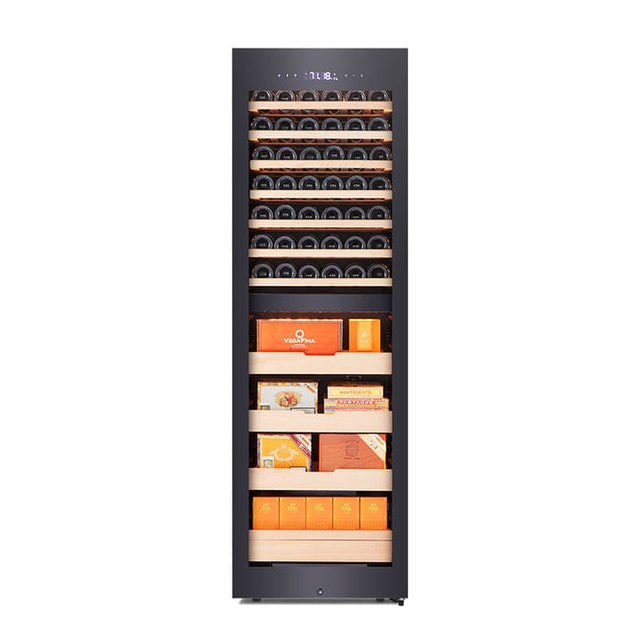 Afidano 1250 Cigar and Wine Combo Cabinet CWC-268C2 Cigar Humidors & Wine Coolers CWC-268C2 Wine Coolers Empire