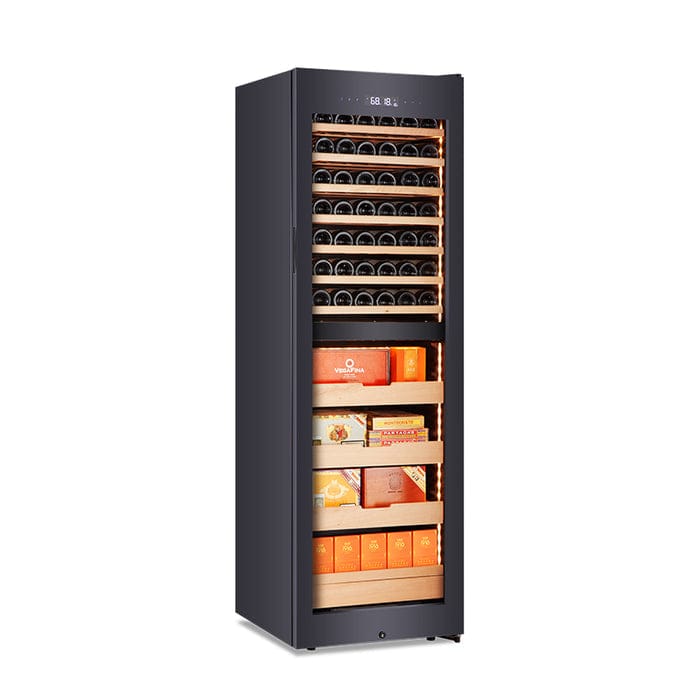 Afidano 1250 Cigar and Wine Combo Cabinet CWC-268C2 Cigar Humidors & Wine Coolers CWC-268C2 Wine Coolers Empire