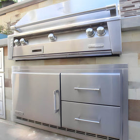 Alfresco 42-Inch Under Grill Outdoor Rated Refrigerator - ARXE-42 Refrigerators ARXE-42 Wine Coolers Empire